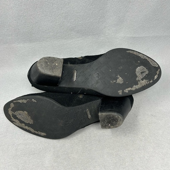 Vionic Landen Boots Womens 9 Black Suede Studded Side Zip Booties - Picture 11 of 11